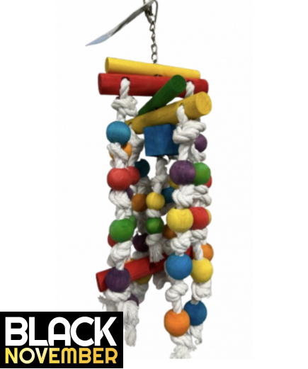 9 X Parrot Toy Pack - African Grey, Amazon, Cockatoo, Macaw Etc - RRP £146.91 - Pack 6